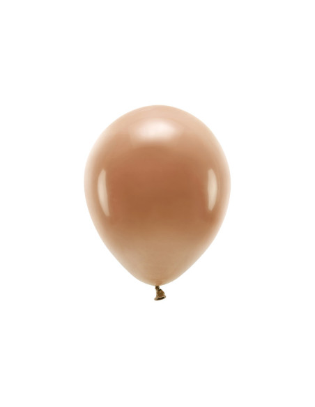 Balony Eco 26cm pastelowe, czekoladowy brąz (1 op. / 100 szt.)