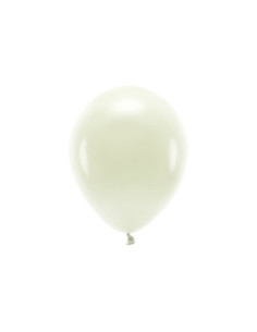 Balony Eco 26cm pastelowe, kremowy (1 op. / 100 szt.)