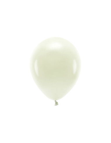 Balony Eco 26cm pastelowe, kremowy (1 op. / 100 szt.)