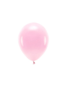 Balony Eco 26cm pastelowe, jasny różowy (1 op. / 100 szt.)