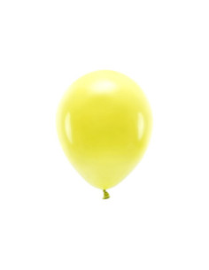 Balony Eco 26cm pastelowe, żółty (1 op. / 100 szt.)