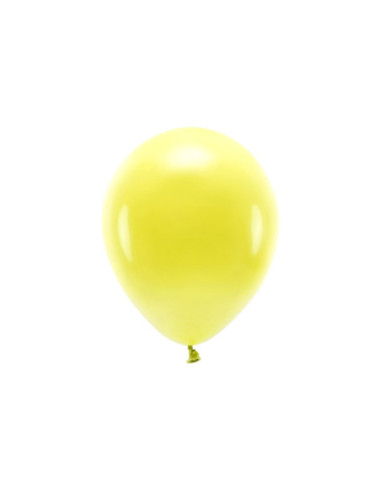 Balony Eco 26cm pastelowe, żółty (1 op. / 100 szt.)