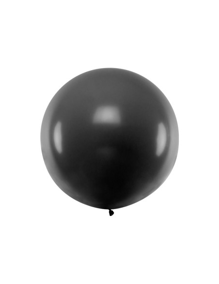 Balon okrągły 1m, Pastel Black