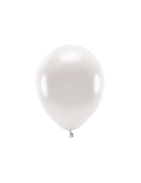 Balony Eco 30cm metalizowane, perłowy (1 op. / 100 szt.)