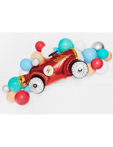 Balony Eco 30cm pastelowe, czerwony (1 op. / 100 szt.)