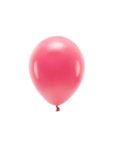 Balony Eco 30cm pastelowe, jasny czerwony (1 op. / 100 szt.)