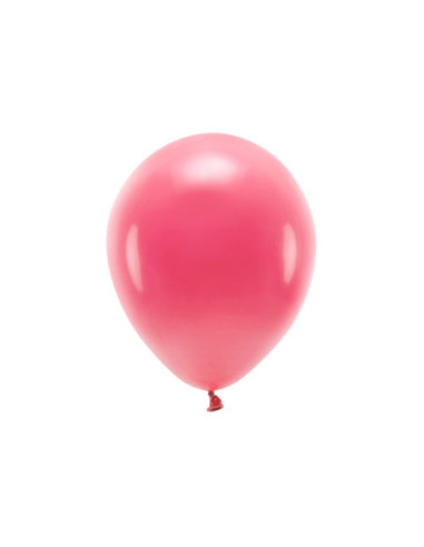 Balony Eco 30cm pastelowe, jasny czerwony (1 op. / 100 szt.)