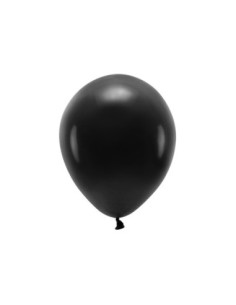 Balony Eco 30cm pastelowe, czarny (1 op. / 100 szt.)