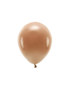 Balony Eco 30cm pastelowe, czekoladowy brąz (1 op. / 100 szt.)