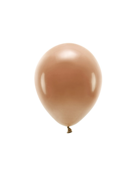 Balony Eco 30cm pastelowe, czekoladowy brąz (1 op. / 100 szt.)