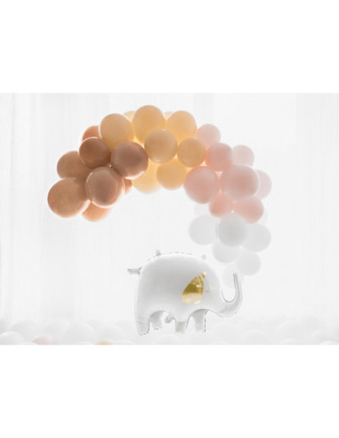 Balony Eco 30cm pastelowe, czekoladowy brąz (1 op. / 100 szt.)