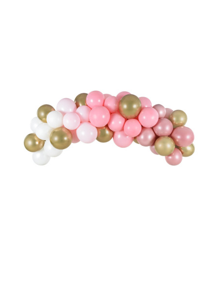 Balony Eco 30cm pastelowe, rumiany różowy (1 op. / 100 szt.)