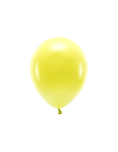 Balony Eco 30cm pastelowe, żółty (1 op. / 100 szt.)
