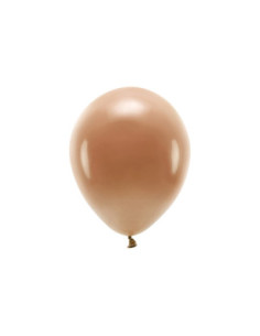 Balony Eco 26cm pastelowe, czekoladowy brąz (1 op. / 10 szt.)