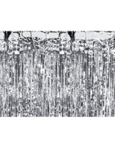 Kurtyna Party, srebrny, 90 x 250cm