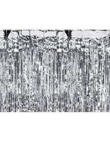 Kurtyna Party, srebrny, 90 x 250cm