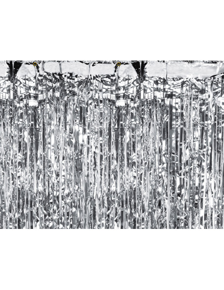 Kurtyna Party, srebrny, 90 x 250cm