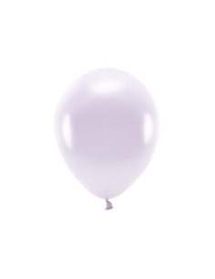 Balony Eco 30cm metalizowane, liliowy (1 op. / 10 szt.)