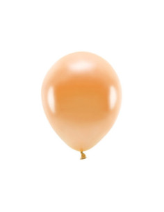 Balony Eco 30cm metalizowane, pomarańczowy (1 op. / 10 szt.)