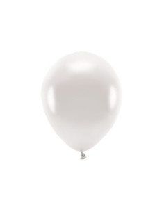 Balony Eco 30cm metalizowane, perłowy (1 op. / 10 szt.)