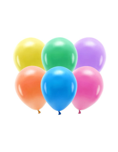 Balony Eco 30cm pastelowe, mix (1 op. / 10 szt.)